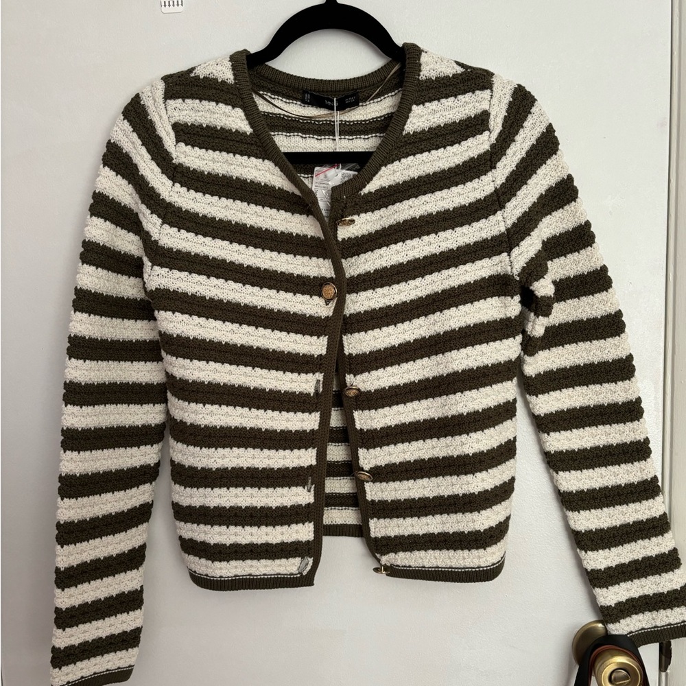 Mango striped cardigan